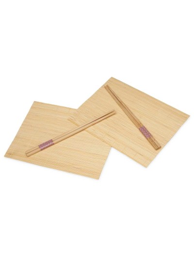 Sushi Set Brown Bamboo (48 Units)