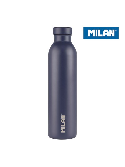 Botella Térmica de Acero Inoxidable Milan Azul marino 591 ml