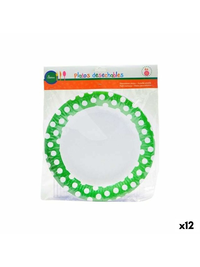 Plate set Disposable 12 Units