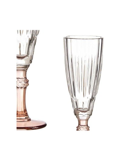 Copa de champán Cristal Marrón 6 Unidades (170 ml)