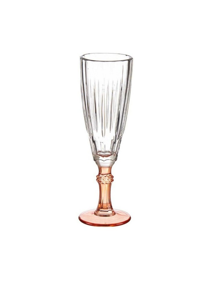 Champagne glass Exotic Crystal Salmon 6 Units (170 ml)