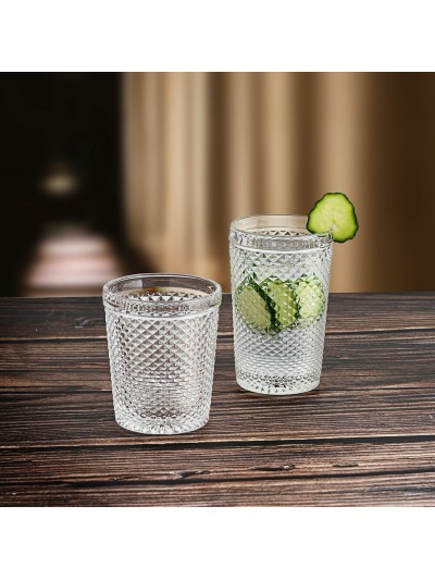 Set of glasses Bidasoa Onix Transparent Glass 270 ml 3 Pieces