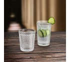 Set de Vasos Bidasoa Onix Transparente Vidrio 270 ml 3 Piezas