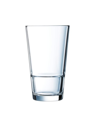 Set de Vasos Arcoroc Stack Up Transparente Vidrio 470 ml 6 Piezas