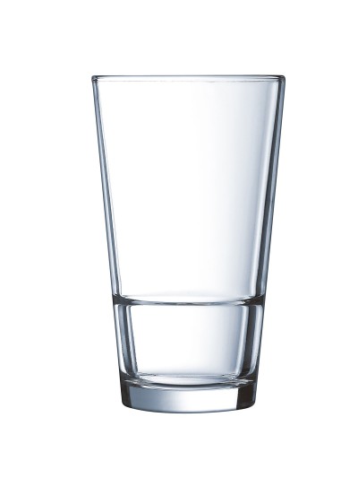 Set de Vasos Arcoroc Stack Up Transparente Vidrio 470 ml 6 Piezas