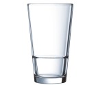 Set de Vasos Arcoroc Stack Up Transparente Vidrio 470 ml 6 Piezas