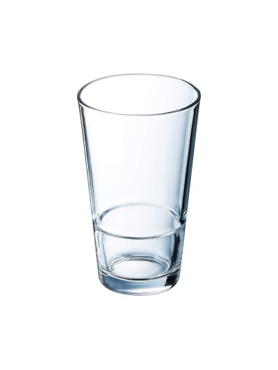 Set de Vasos Arcoroc Stack Up Transparente Vidrio 470 ml 6 Piezas