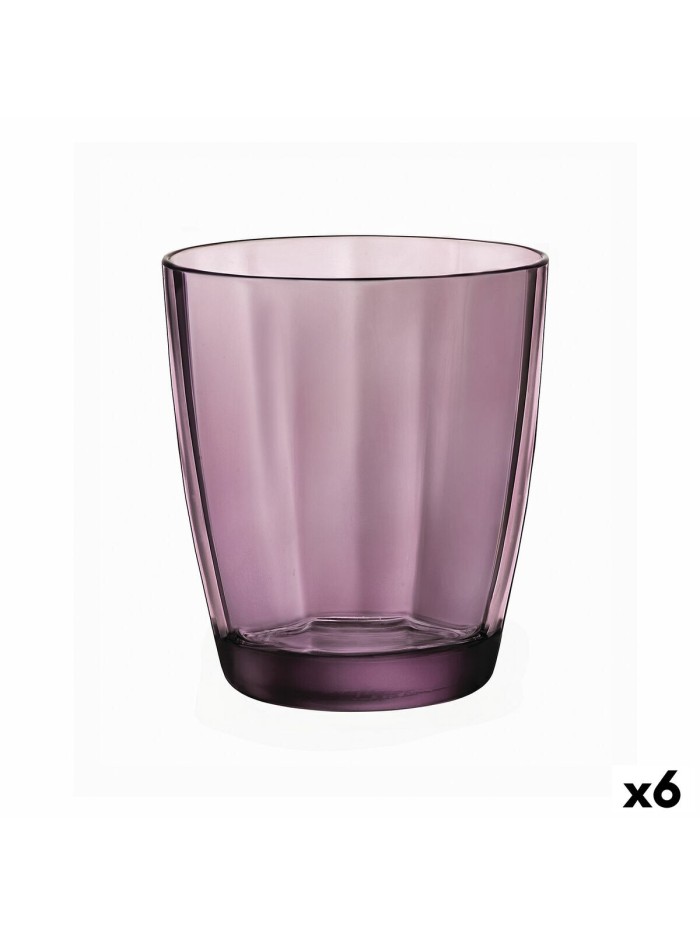 Verre Bormioli Rocco Pulsar Violet verre 390 ml (6 Unités) (Pack 6x)