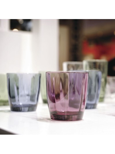 Vaso Bormioli Rocco Pulsar Morado Vidrio 390 ml (6 Unidades) (Pack 6x)
