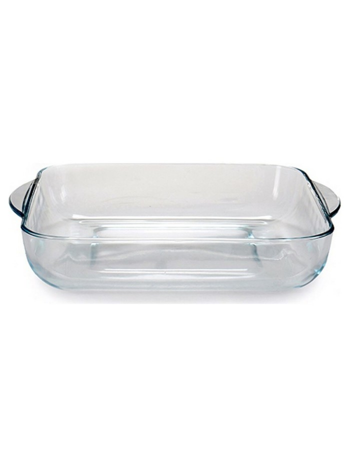 Set of Oven Dishes 1690037 Transparent Crystal 1 L (2 Units)