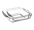 Set of Oven Dishes 1690037 Transparent Crystal 1 L (2 Units)