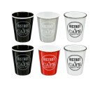 Juego de 6 Tazas de Café 5five Simply Smart Bistrot Multicolor 110 ml