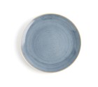 Plato Llano Ariane Terra Cerámica Azul (Ø 31 cm) (6 Unidades)