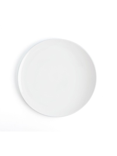 Flat plate Ariane Coupe Ceramic White (Ø 31 cm) (6 Units)