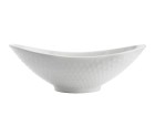 Fuente de Cocina Quid Gastro Ovalado Cerámica Blanco (21,5 x 12,5 x 7 cm) (6 Unidades)