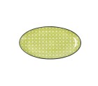 Bandeja de Aperitivos Quid Pippa Ovalado Cerámica Multicolor (21 cm) (8 Unidades)