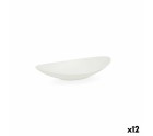 Assiette creuse Quid Select Oblongue Blanc Plastique 18 x 10,5 x 3 cm (12 Unités)