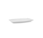 Serving Platter Quid Gastro Squared Ceramic White (25,2 x 16 x 2 cm) (6 Units)