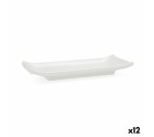 Plateau Quid Select Blanc Plastique 22,4 x 9,5 x 3 cm Sushi (12 Unités)