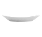 Fuente de Cocina Quid Gastro Cerámica Blanco (39,5 x 19 x 8 cm) (4 Unidades)