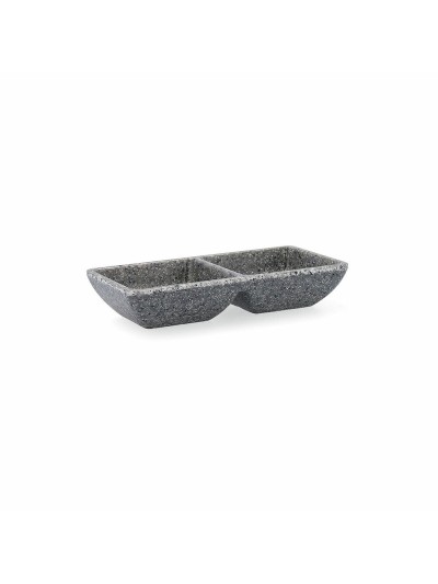 Snack tray Quid Lonja Grey Plastic 17 x 7 x 3 cm (12 Units)