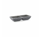 Plateau apéritif Quid Lonja Gris Plastique 17 x 7 x 3 cm (12 Unités)