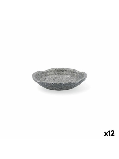 Bandeja de Aperitivos Quid Lonja Gris Plástico 12,5 x 2,5 cm (12 Unidades)