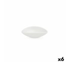 Bol Quid Select Blanc Plastique 13 x 11 x 3,5 cm (6 Unités)
