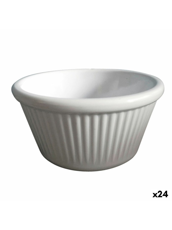 Bowl Quid Professional Ramekin White Plastic (8 x 8 x 4 cm) (24 Units)