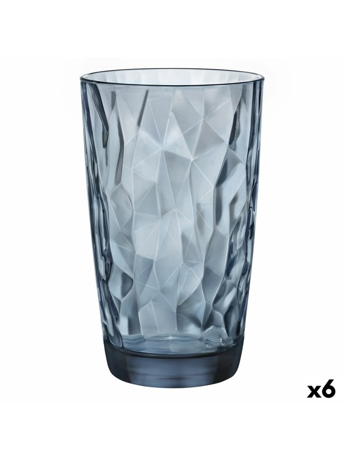 Verre Bormioli Rocco Bleu verre (470 ml) (6 Unités)