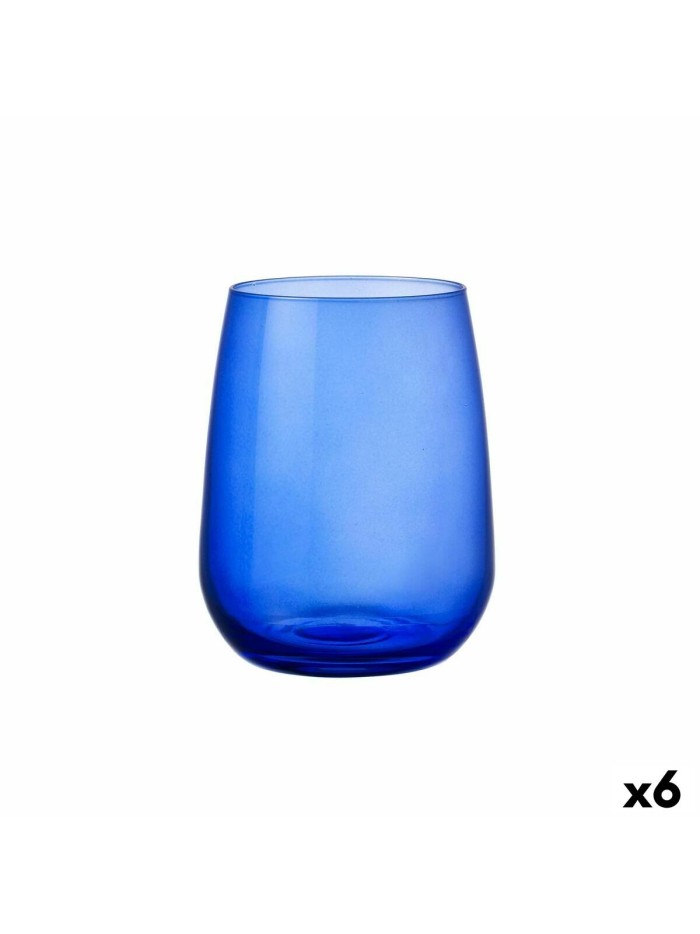 Glass Bormioli Rocco Restaurant Cobalto Blue Glass (430 ml) (6 Units)
