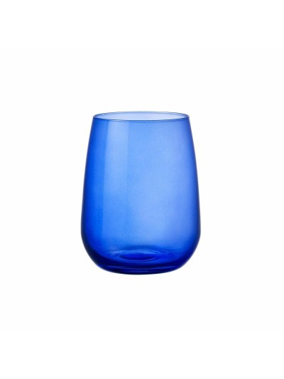 Vaso Bormioli Rocco Restaurant Cobalto Azul Vidrio (430 ml) (6 Unidades)