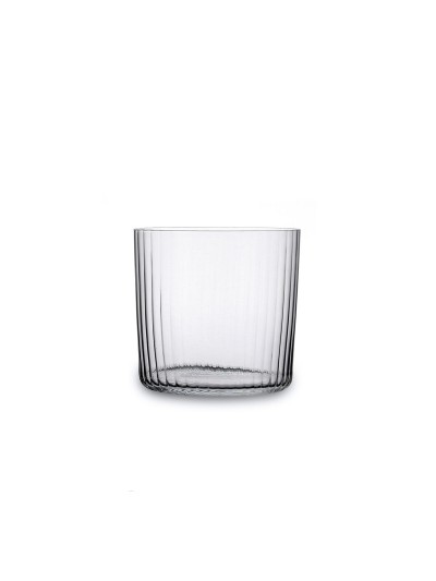 Glass Optic Transparent Glass (350 ml) (6 Units)