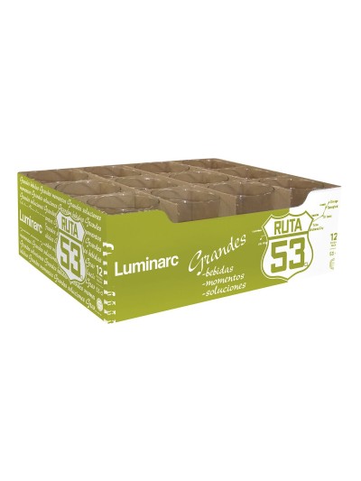 Glass Luminarc Ruta 53 Transparent Glass 12 Units 530 ml