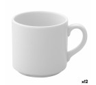 Cup Ariane Prime Coffee White Ceramic 200 ml (12 Units)