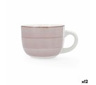 Cup Quid Vita Morning Ceramic Pink (470 ml) (12 Units)