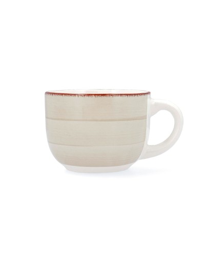 Cup Quid Vita Morning Ceramic Beige 470 ml (12 Units)
