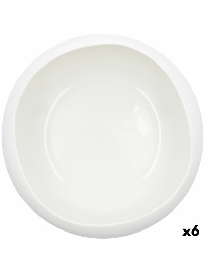 Bol Ariane Organic Cerámica Blanco (Ø 21 cm) (2 Unidades)