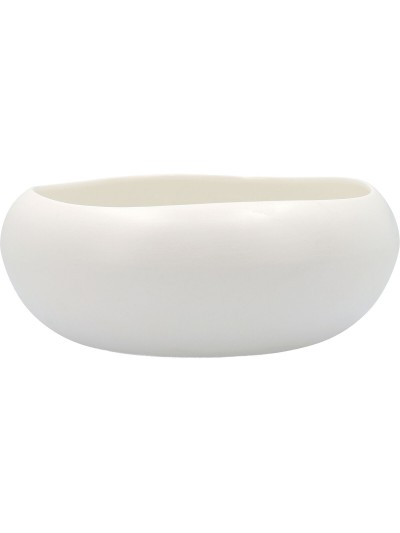 Bol Ariane Organic Cerámica Blanco (Ø 21 cm) (2 Unidades)