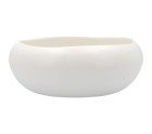 Bowl Ariane Organic Ceramic White (Ø 21 cm) (2 Units)
