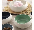 Bowl Ariane Organic Ceramic White (Ø 21 cm) (2 Units)