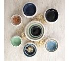 Bowl Ariane Organic Ceramic Green (16 cm) (6 Units)
