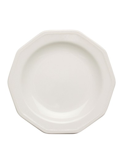 Plato de Postre Churchill Artic Cerámica Blanco Loza (Ø 20,5 cm) (6 Unidades)