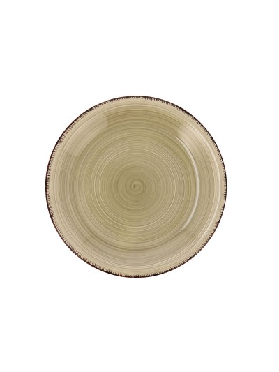 Plato de Postre Quid Natura Vita Cerámica Verde (19 cm) (12 Unidades)