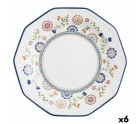 Plato de Postre Churchill Bengal Cerámica Loza (Ø 20,5 cm) (6 Unidades)