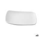 Plato de Postre Ariane Vita Cuadrado Cerámica Blanco (20 x 17 cm) (12 Unidades)