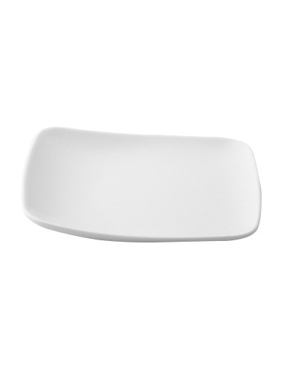 Plato de Postre Ariane Vita Cuadrado Cerámica Blanco (20 x 17 cm) (12 Unidades)