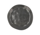 Dessert dish Bidasoa Cosmos Ceramic Black (20 cm) (12 Units)
