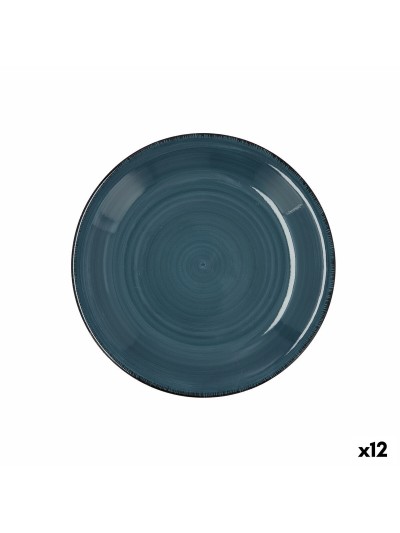 Dessert dish Quid Vita Ceramic Blue (19 cm) (12 Units)