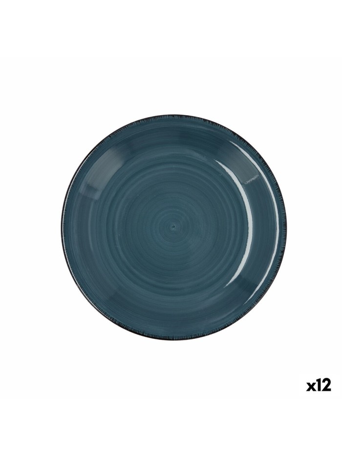 Assiette à dessert Quid Vita Céramique Bleu (19 cm) (12 Unités)
